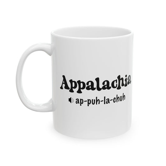 Appalachia Ceramic Mug – Rustic Country Coffee Cup (11oz, 15oz)