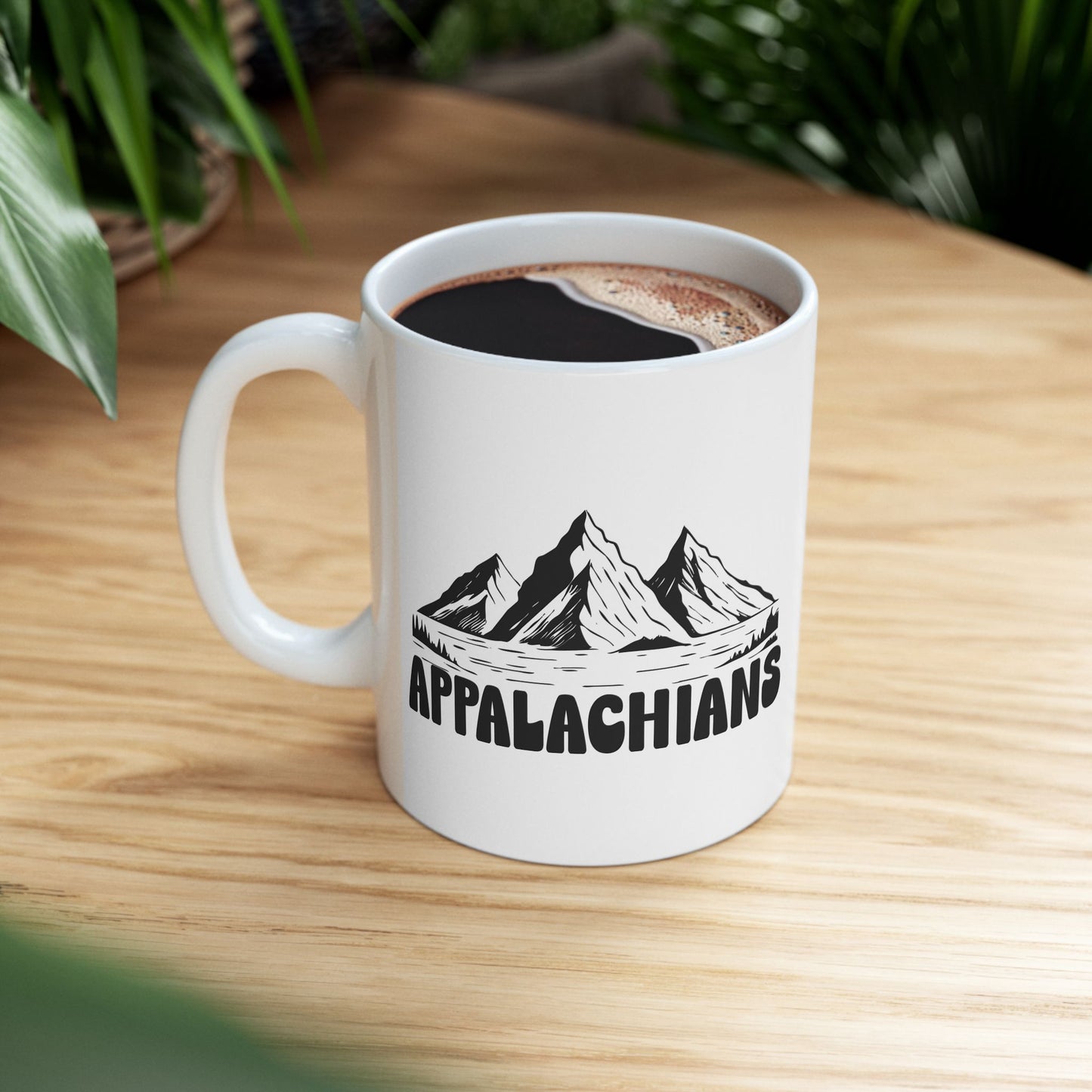 Appalachian Ceramic Mug – Rustic Country Coffee Cup (11oz, 15oz)