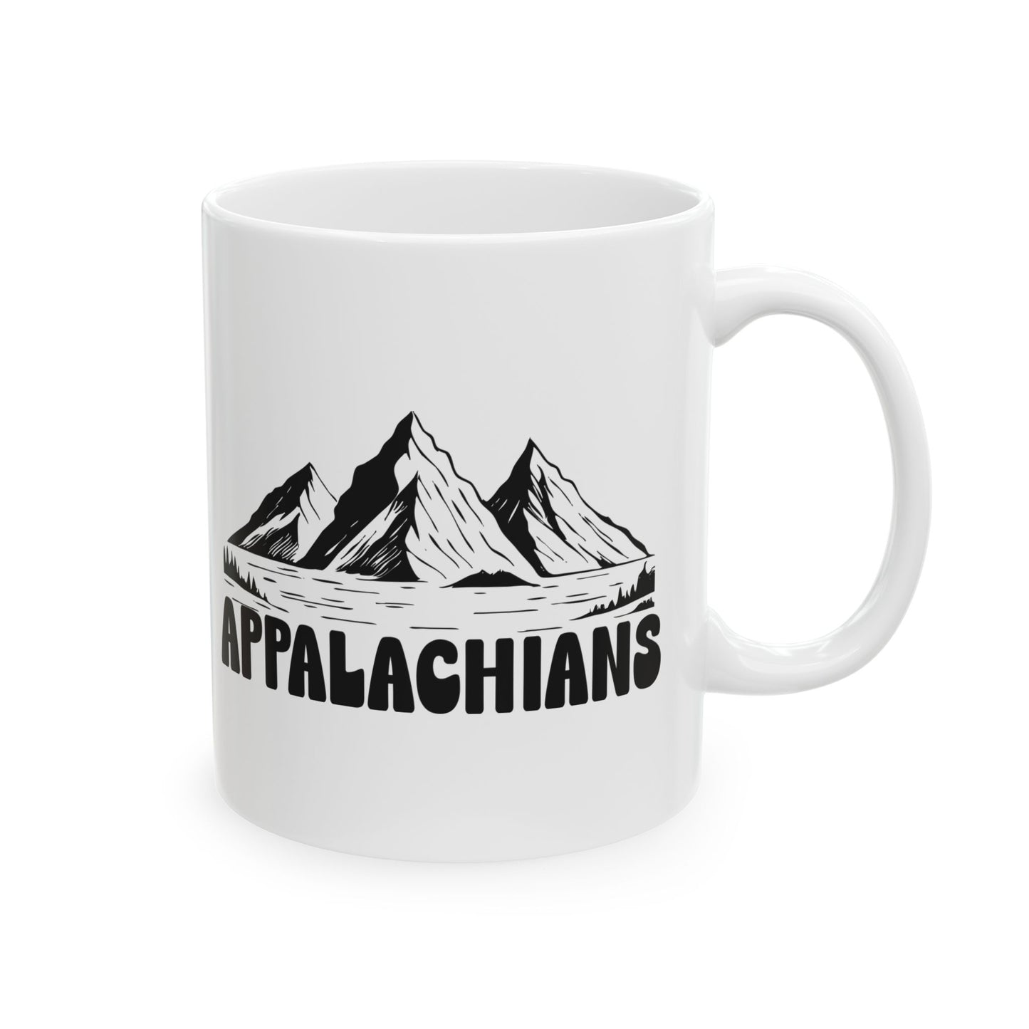 Appalachian Ceramic Mug – Rustic Country Coffee Cup (11oz, 15oz)