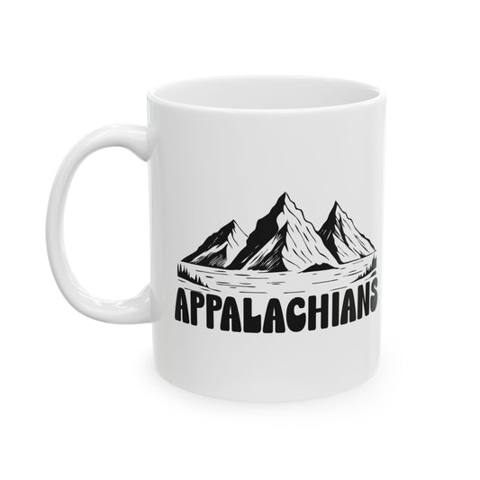 Appalachian Ceramic Mug – Rustic Country Coffee Cup (11oz, 15oz)