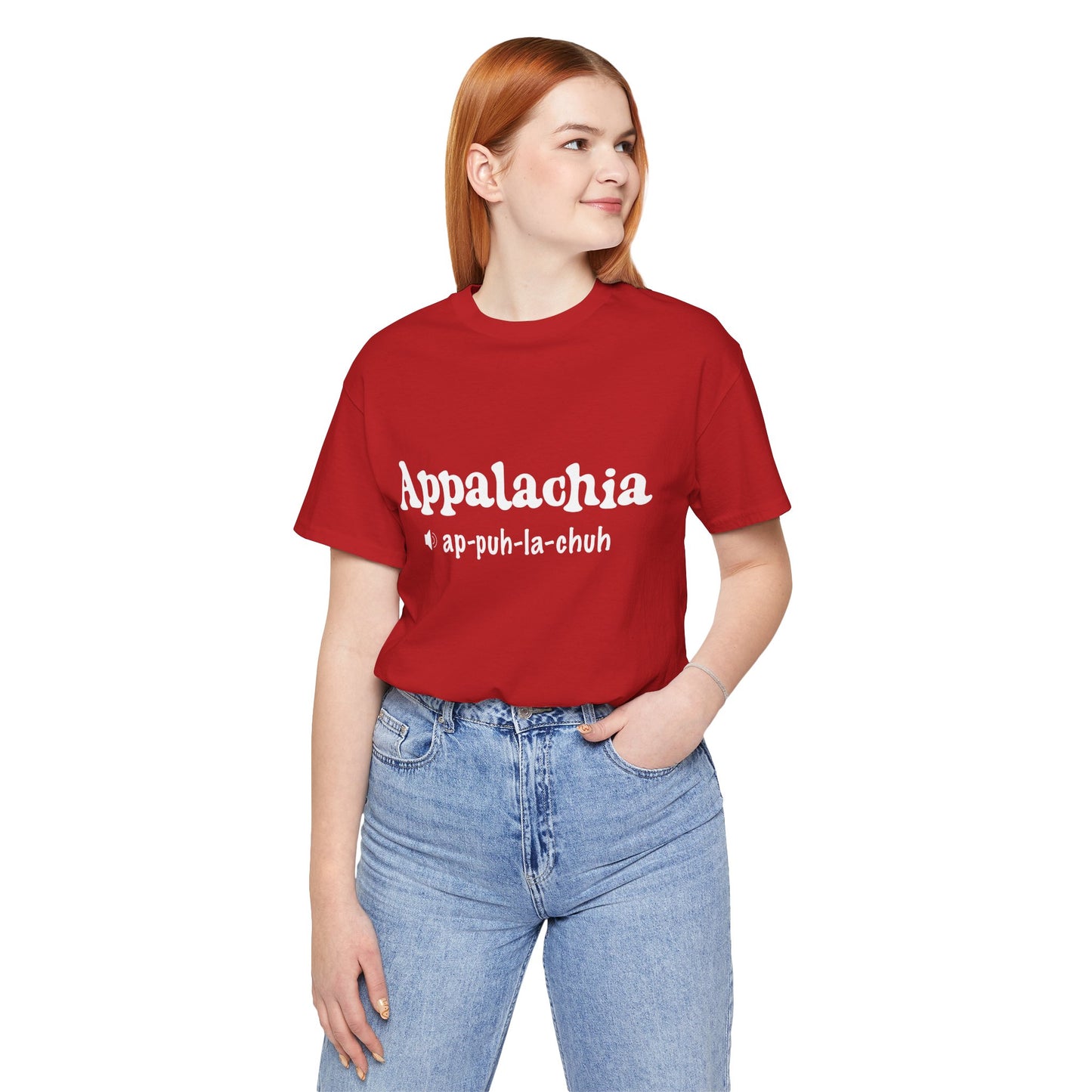 Appalachia Pronunciation Tee Design 2— 'App-puh-la-chuh' Regional Pride T-Shirt