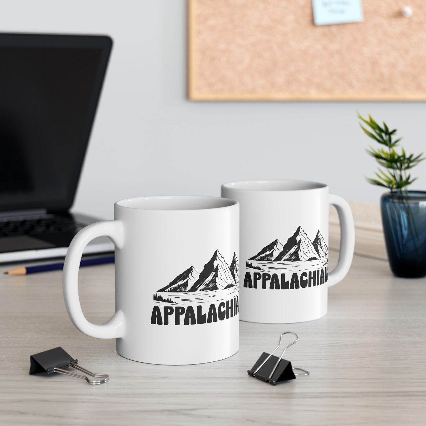 Appalachian Ceramic Mug – Rustic Country Coffee Cup (11oz, 15oz)