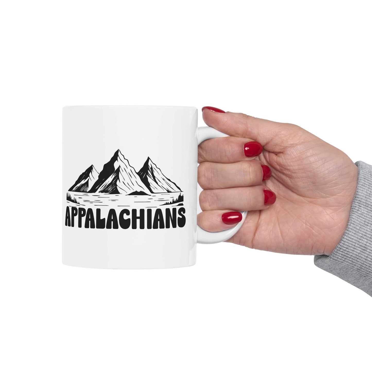Appalachian Ceramic Mug – Rustic Country Coffee Cup (11oz, 15oz)
