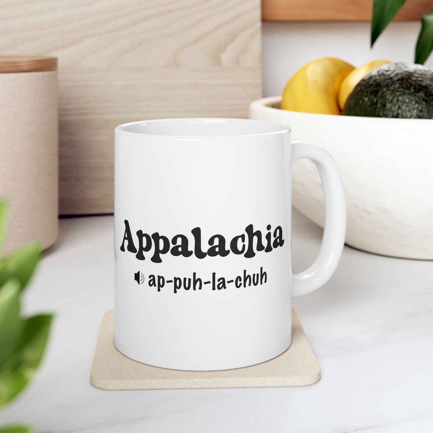 Appalachia Ceramic Mug – Rustic Country Coffee Cup (11oz, 15oz)